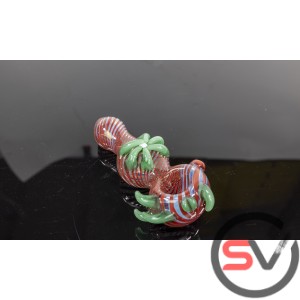 SEA URCHIN GLASS HAND PIPE 5inch